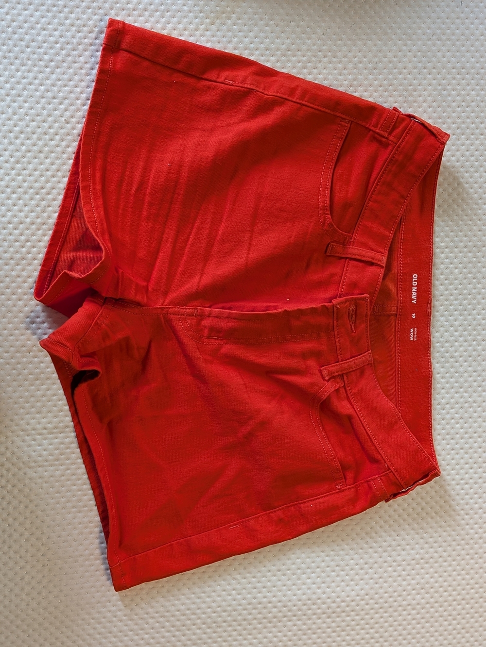 Old Navy Bright Red Women's Jean Shorts